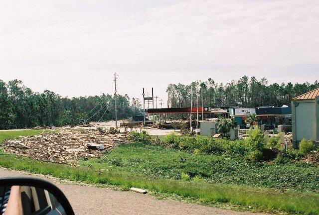 drive_30Aug04.jpg - Most everything south of I-10 in Diamonhead was wiped out