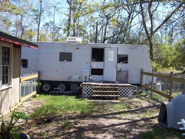 house01.JPG - The FEMA camper that would be home for several months while rebuilding. We were just happy to move out of Stennis.